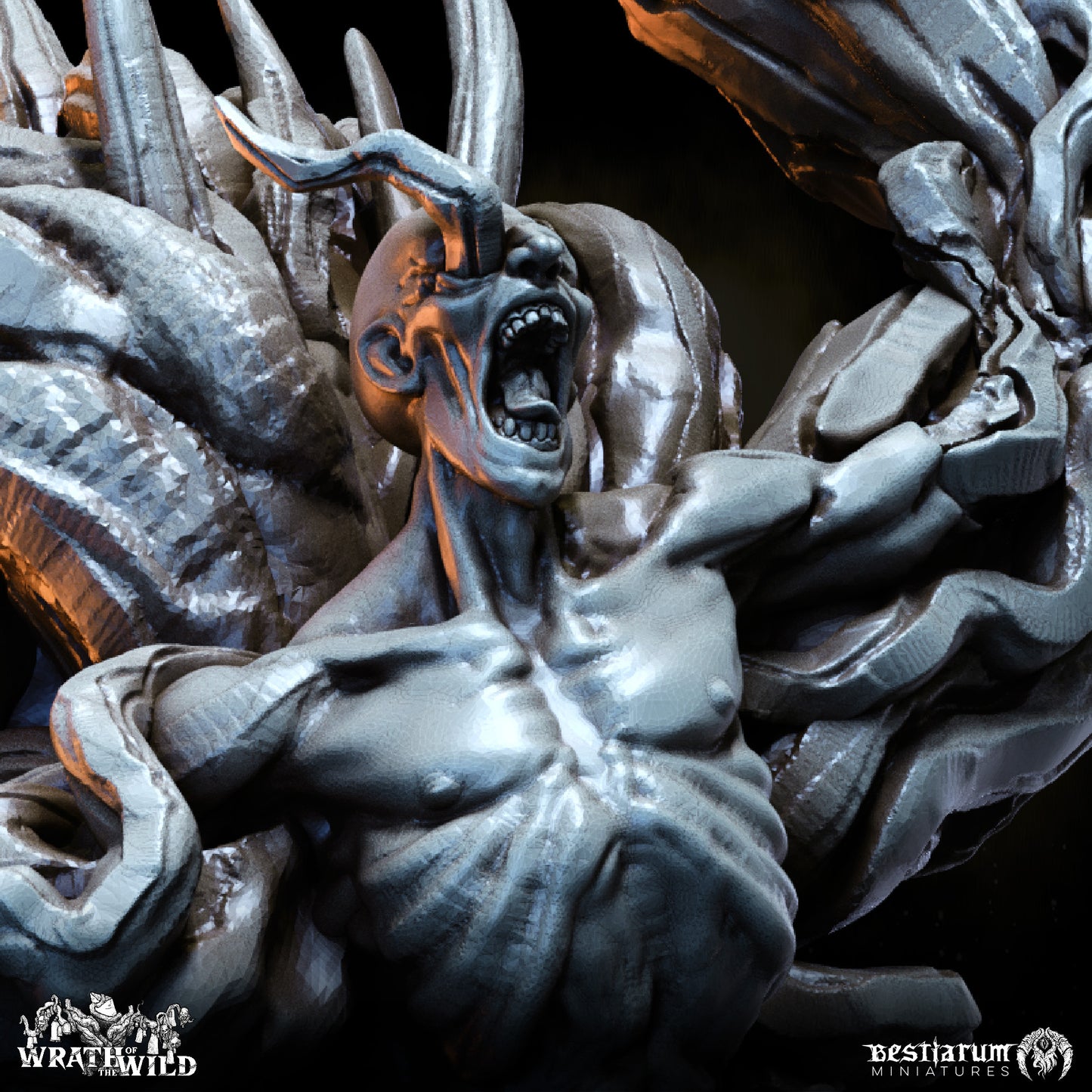 Bestiarum miniatures -  Roothost Treants  (Large) - Wrath of the Wild II - 2024 December