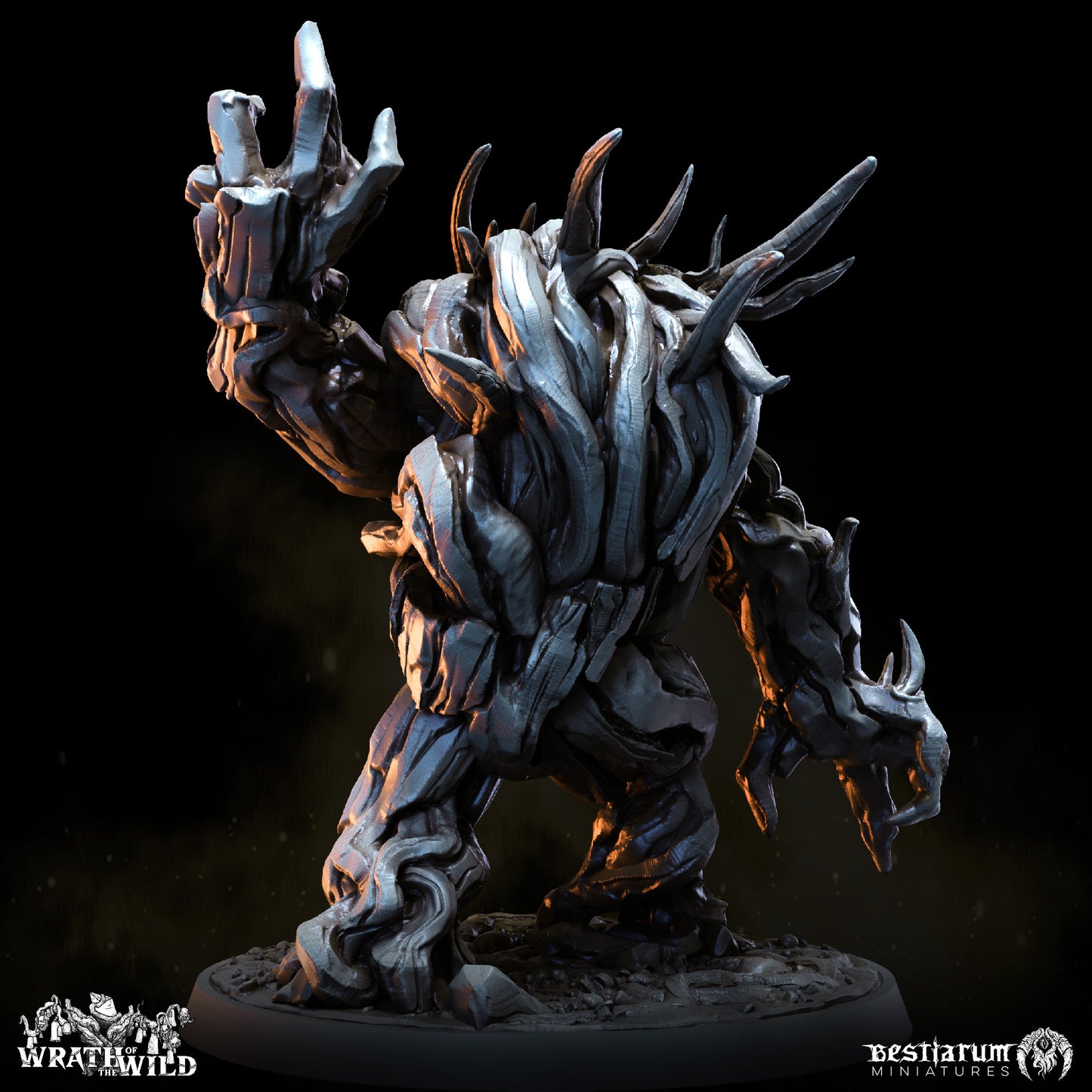 Bestiarum miniatures -  Roothost Treants  (Large) - Wrath of the Wild II - 2024 December