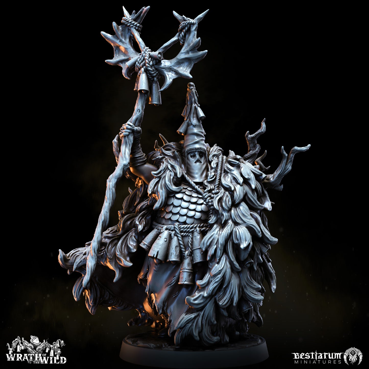 Bestiarum miniatures - Druid Triune - Wrath of the Wild II - 2024 December