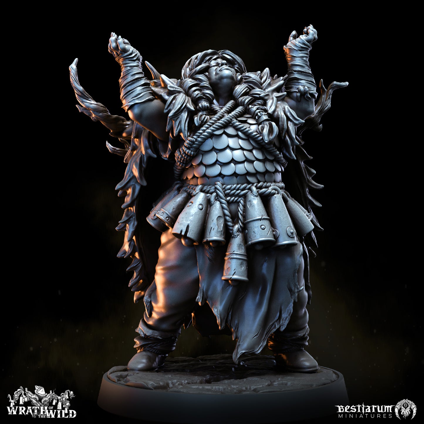 Bestiarum miniatures - Druid Triune - Wrath of the Wild II - 2024 December