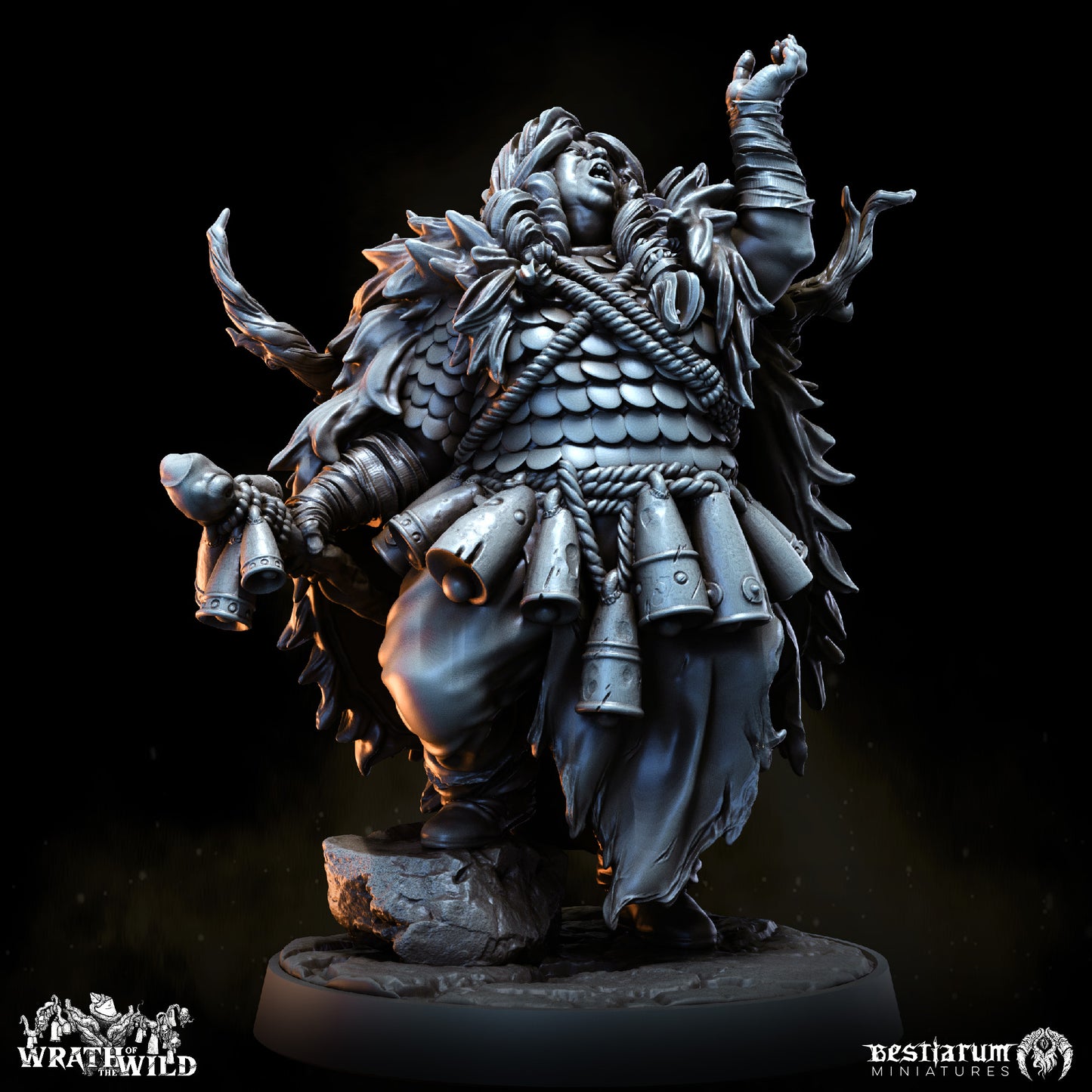 Bestiarum miniatures - Druid Triune - Wrath of the Wild II - 2024 December