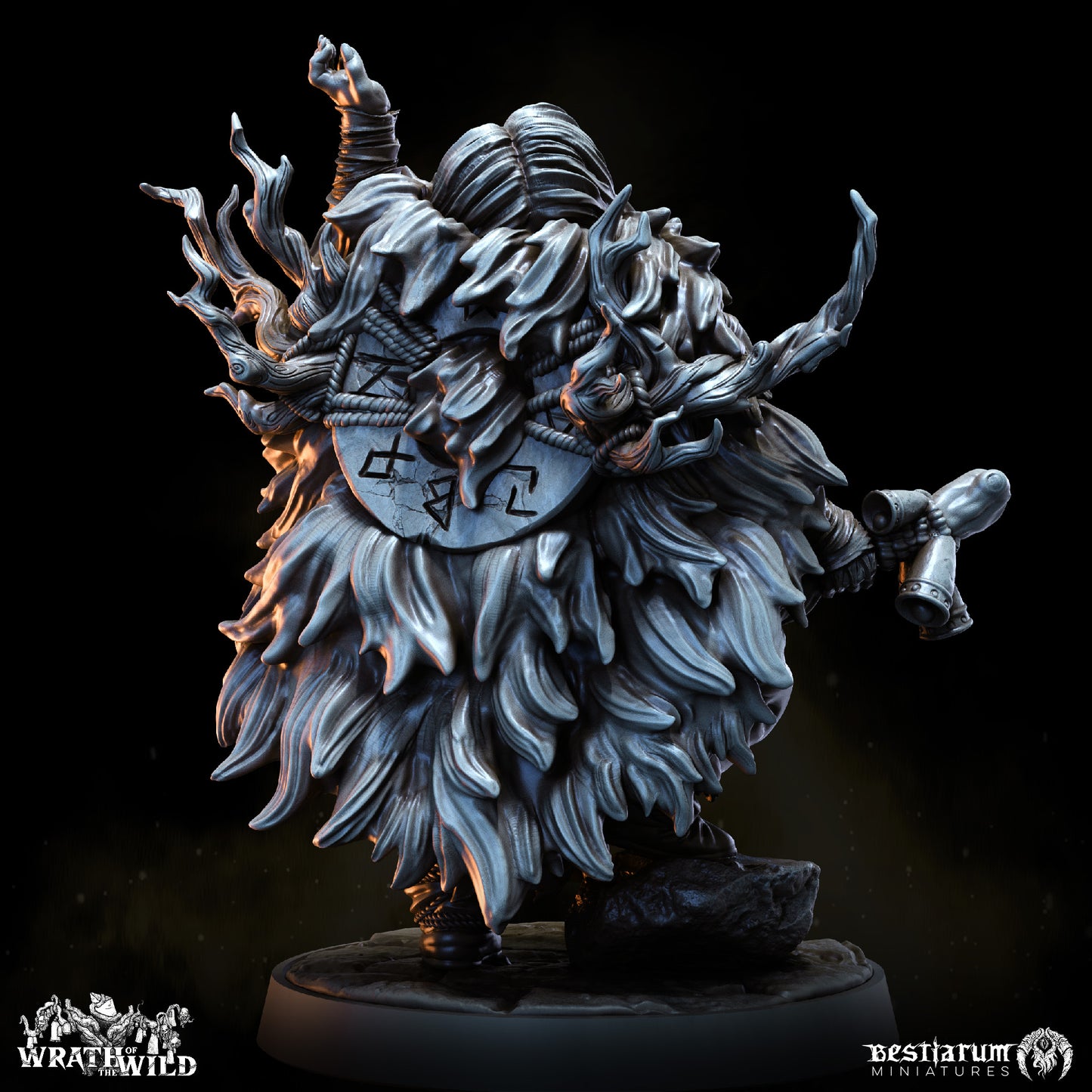 Bestiarum miniatures - Druid Triune - Wrath of the Wild II - 2024 December