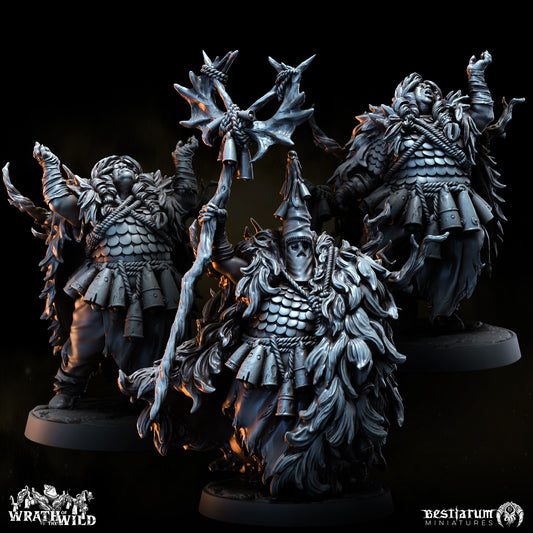 Bestiarum miniatures - Druid Triune - Wrath of the Wild II - 2024 December