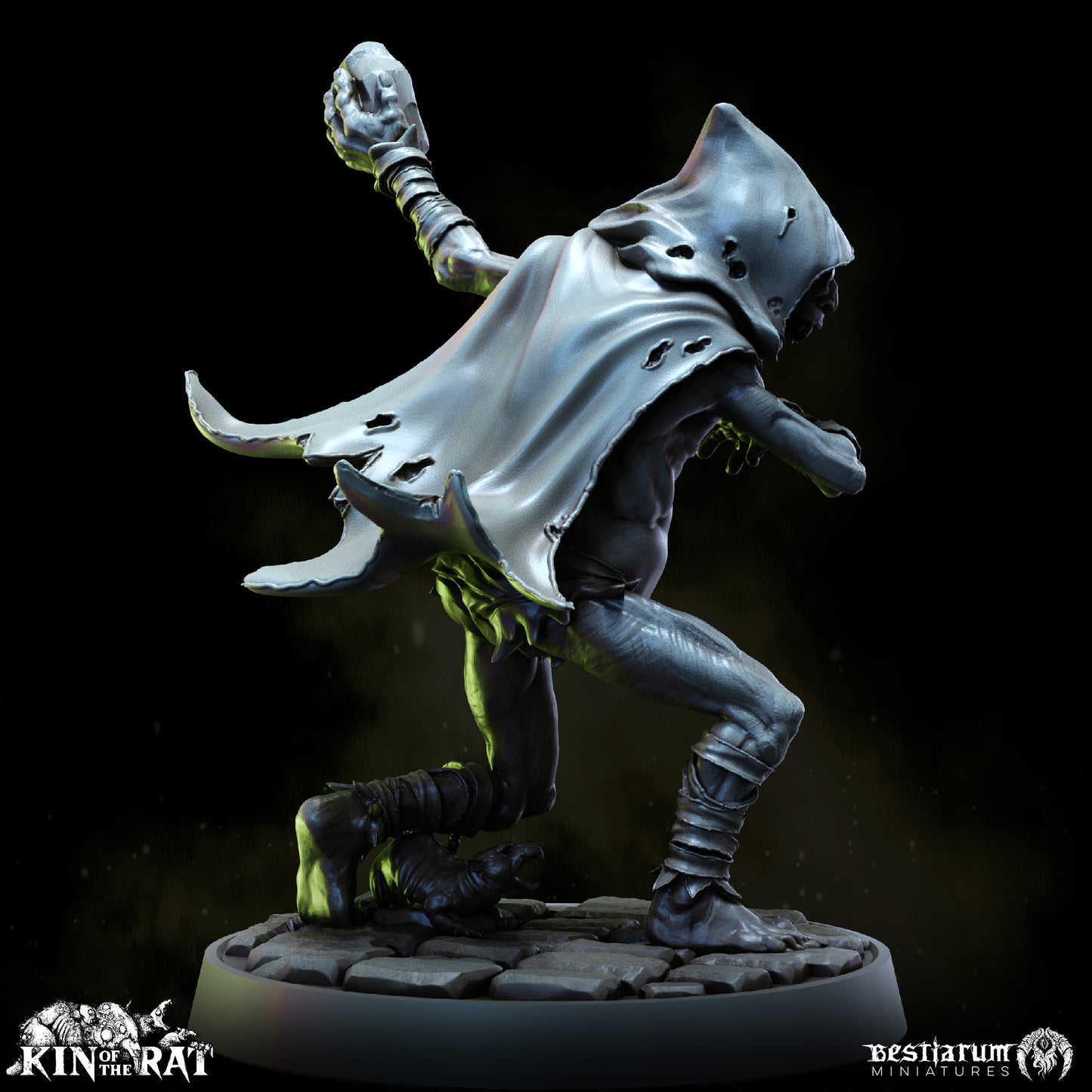 Bestiarum miniatures - Ratkin Foundlings & Giant Plague Rats - Kin of the Rat - 2024 December