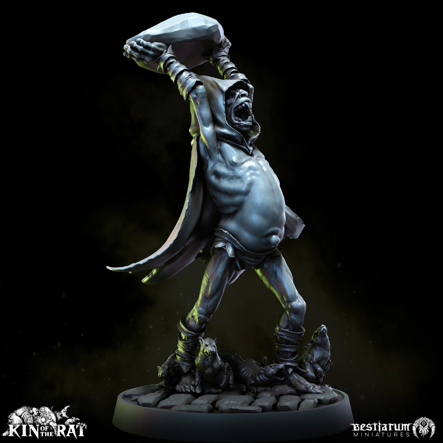 Bestiarum miniatures - Ratkin Foundlings & Giant Plague Rats - Kin of the Rat - 2024 December