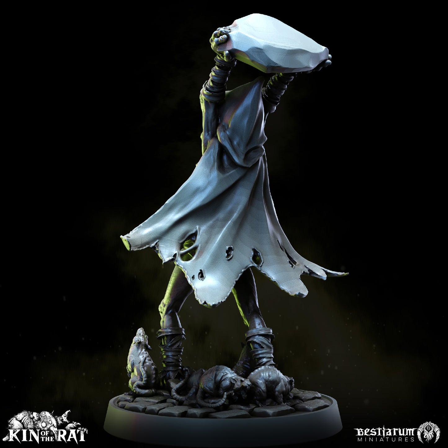 Bestiarum miniatures - Ratkin Foundlings & Giant Plague Rats - Kin of the Rat - 2024 December