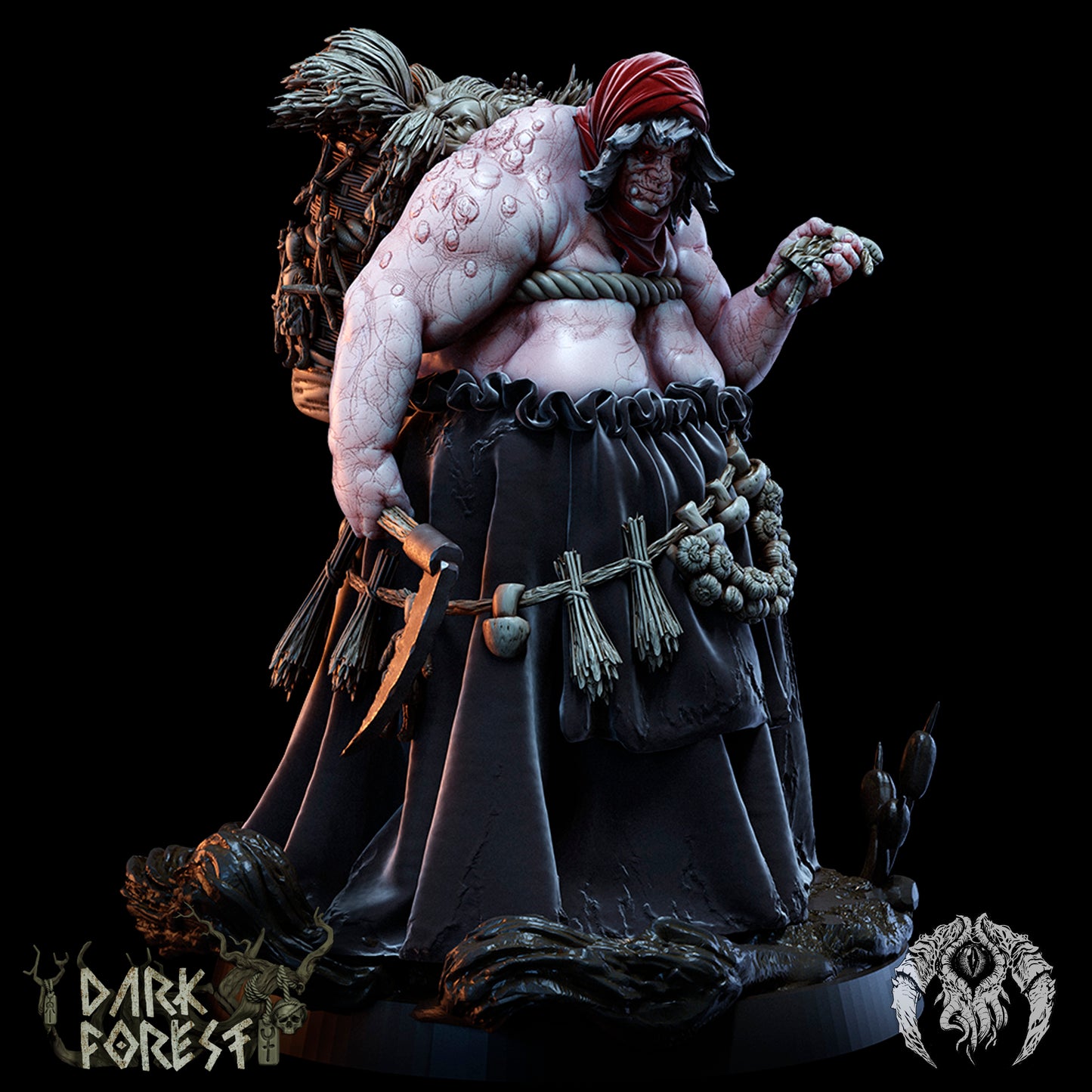 Bestiarum miniatures - Village Hag - Dark Forest 2023 May