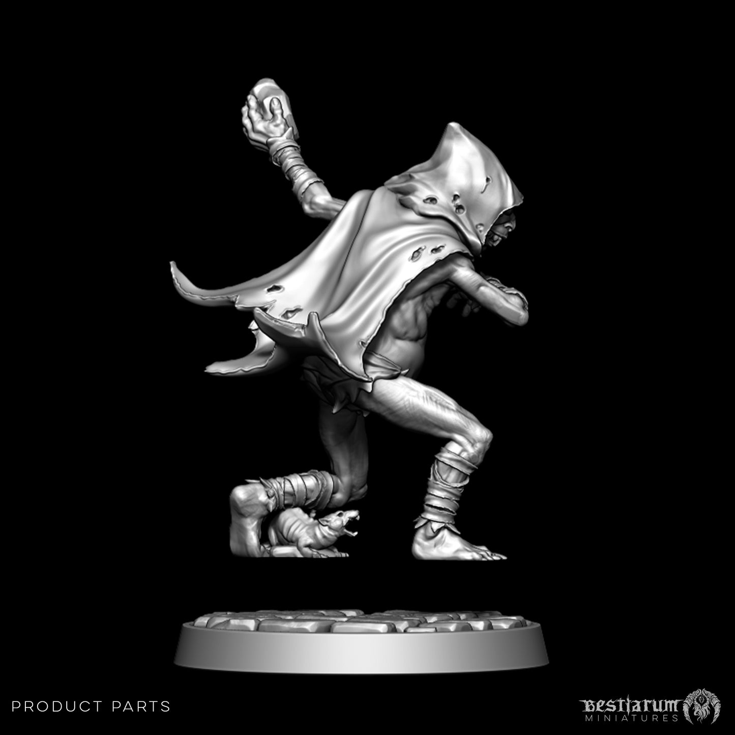 Bestiarum miniatures - Ratkin Foundlings & Giant Plague Rats - Kin of the Rat - 2024 December