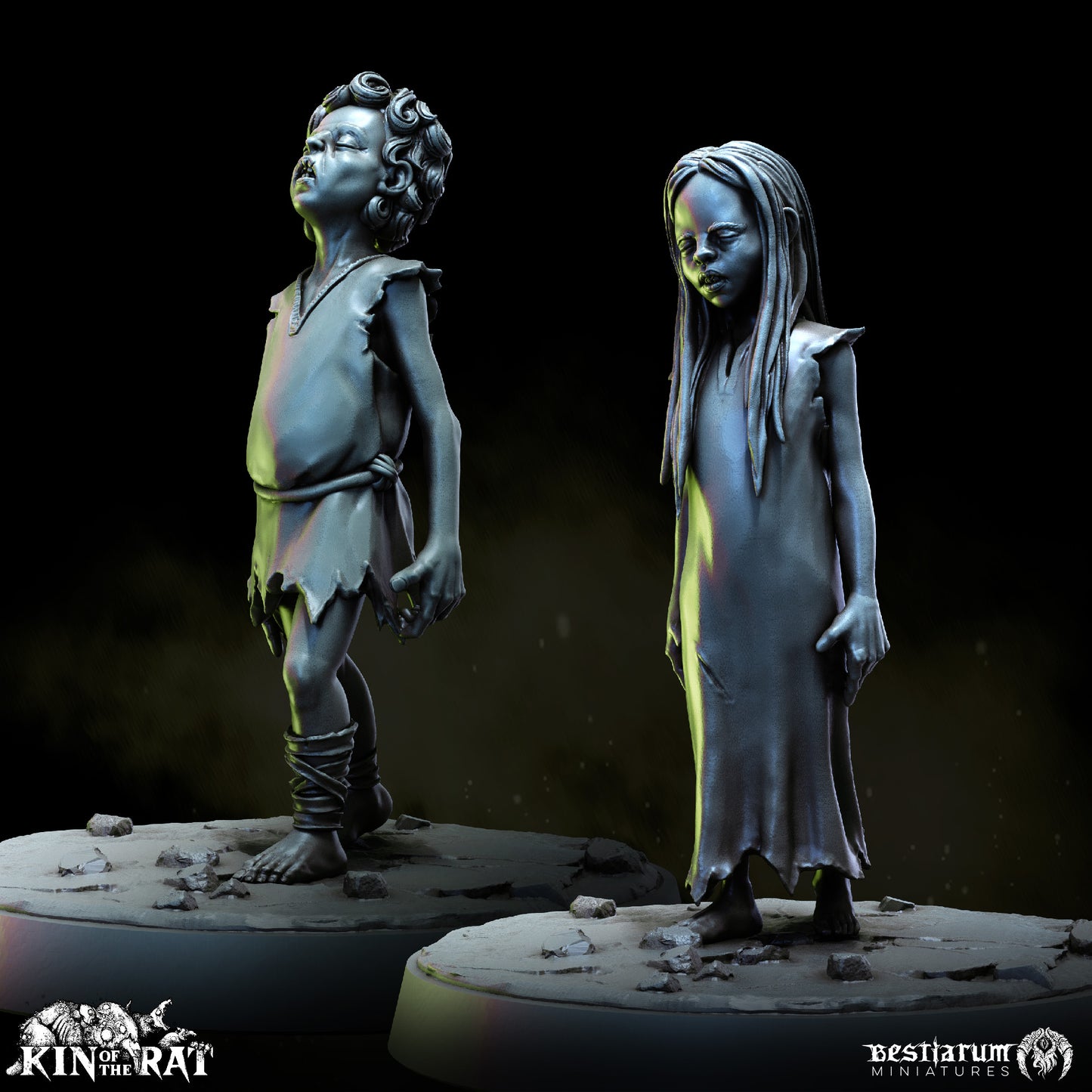 Bestiarum miniatures - Enthralled Urchins - Kin of the Rat - 2024 December