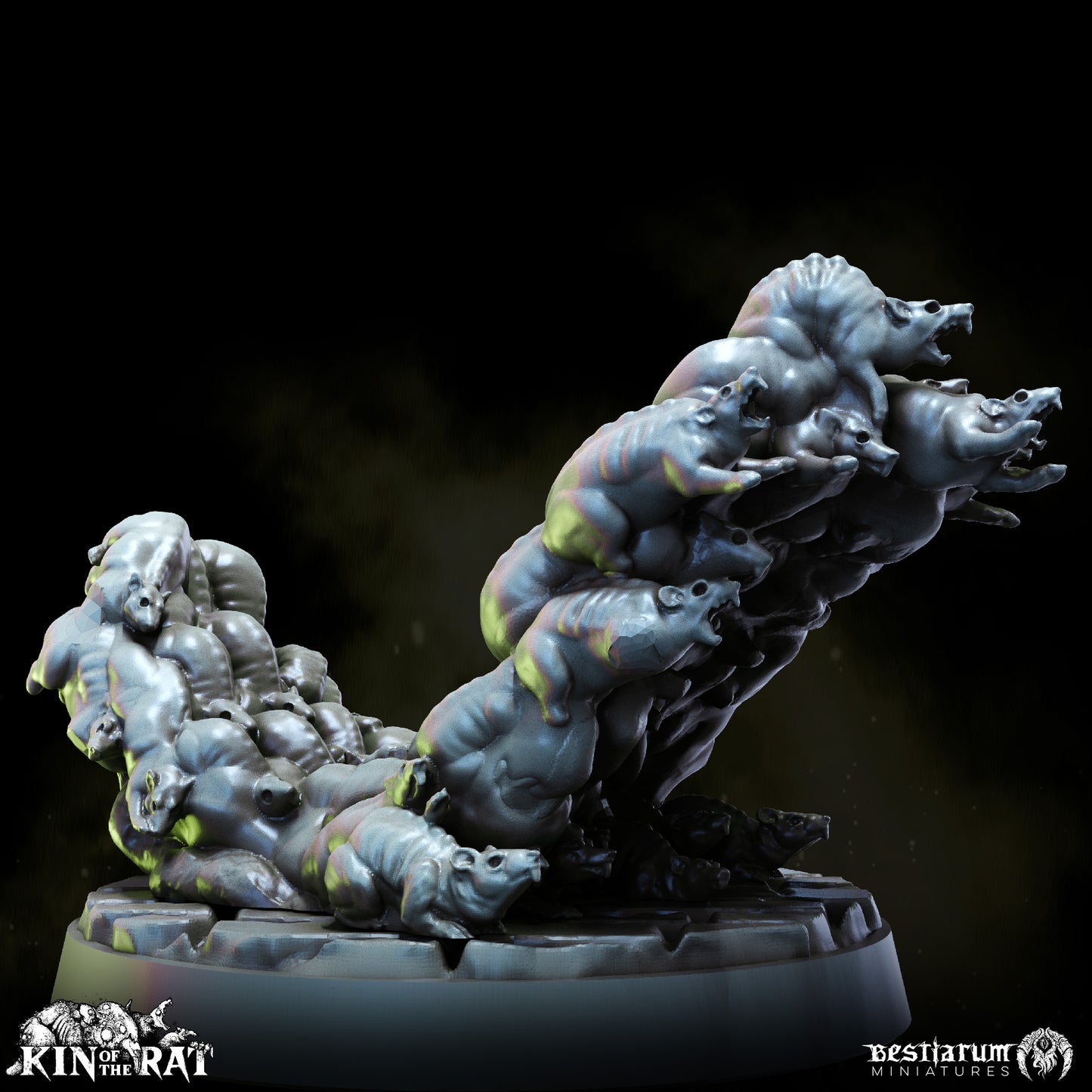 Bestiarum miniatures - Rat Swarm - Kin of the Rat - 2024 December