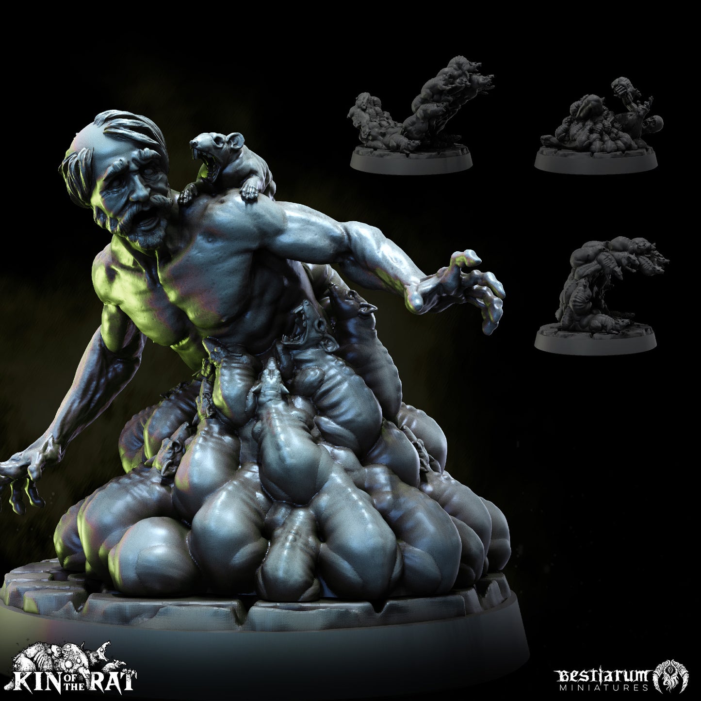 Bestiarum miniatures - Rat Swarm - Kin of the Rat - 2024 December