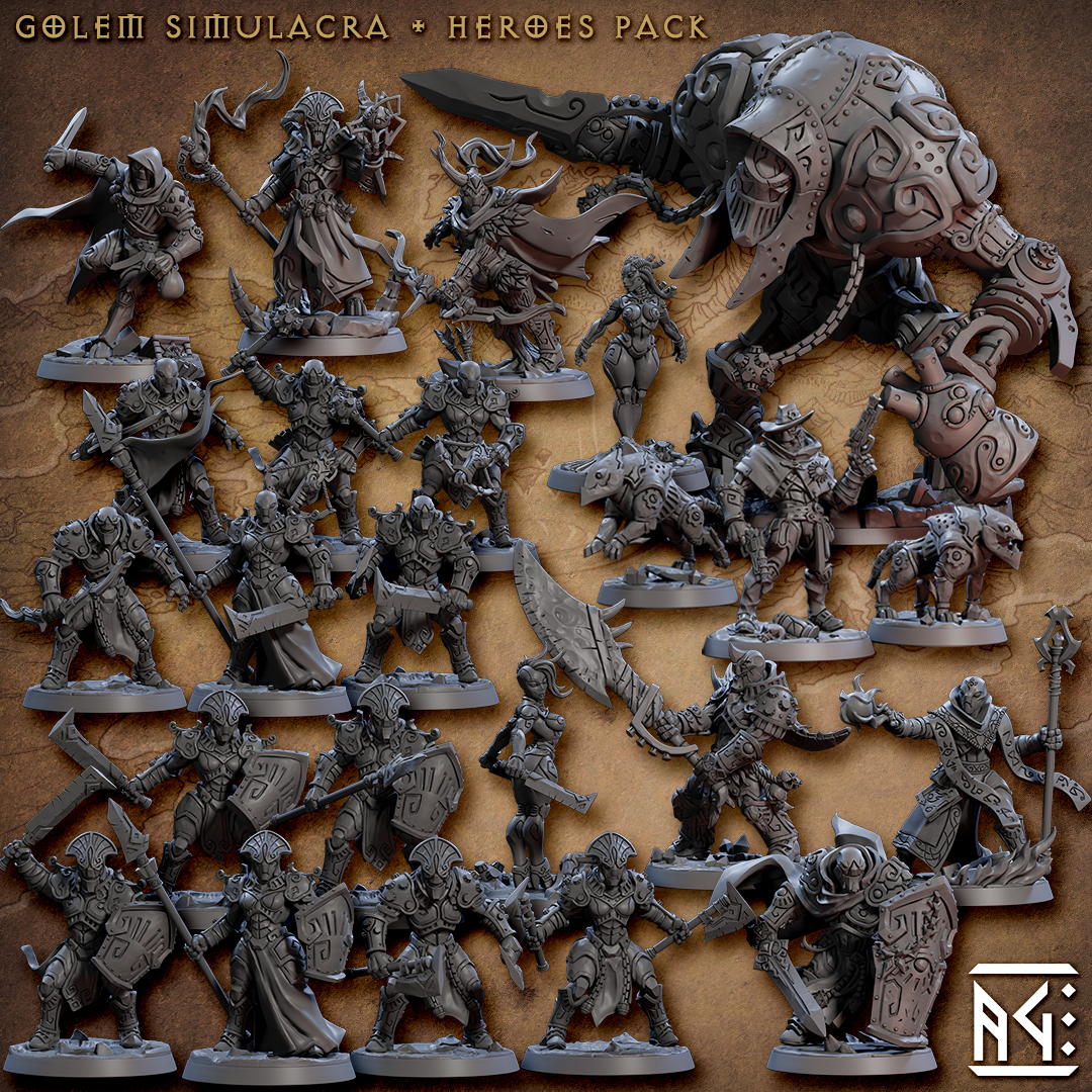 Artisan Guild -  Golem Simulacra 2022- December Release 35mm