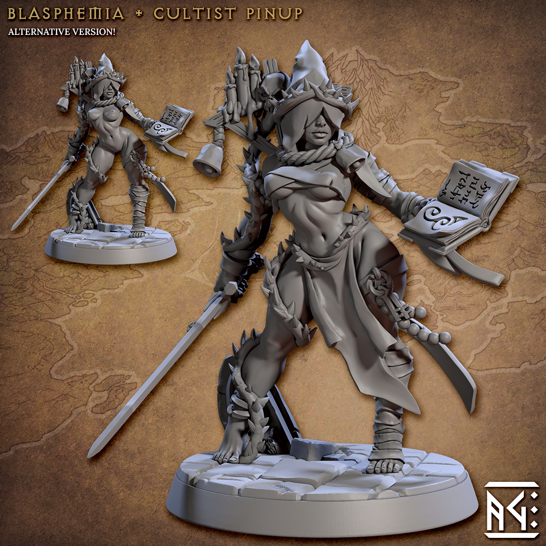 Artisan Guild - Blasphemia, Cultist Pinup -  Rodburg Cultist of Melmora 2023 December