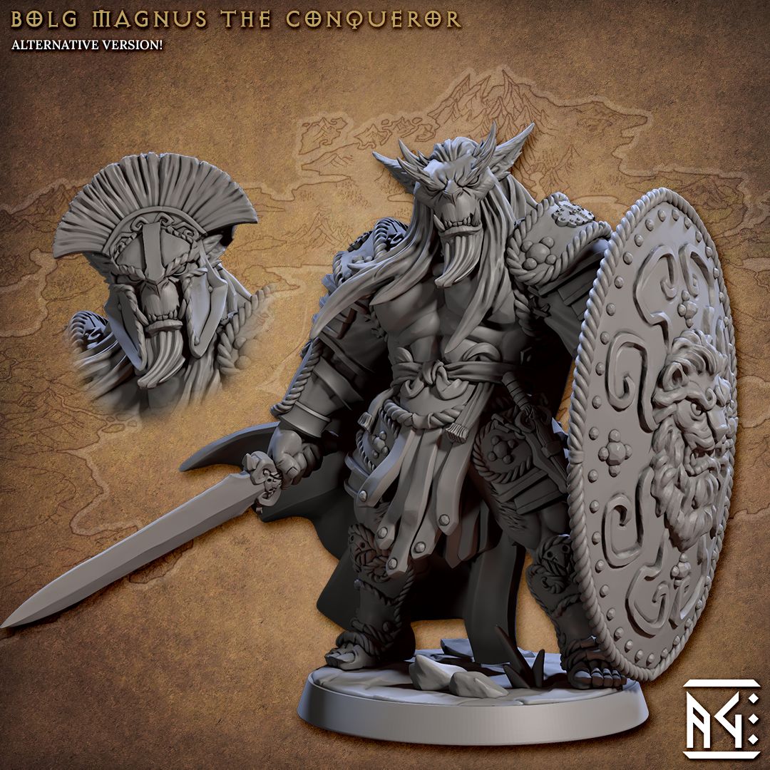 Artisan Guild - Bolg Magnus, The Hobgoblin Conqueror - Bronzeclad Greatgoblins 2023 October