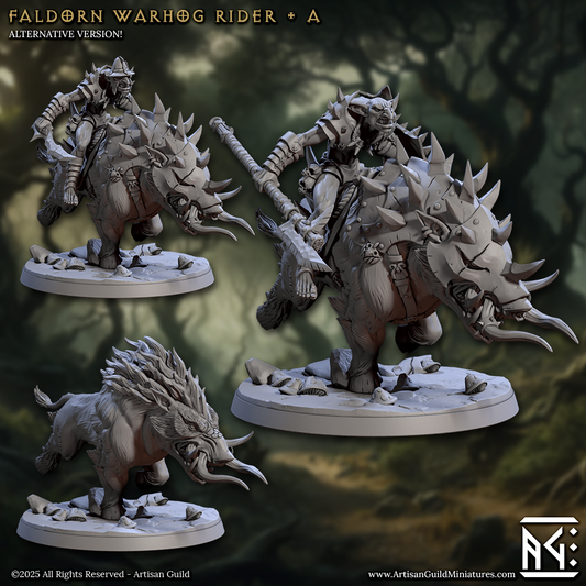 Artisan Guild -  Faldorn Hobgoblin Warhog Rider A - Faldorn Hobgoblins 2025 January