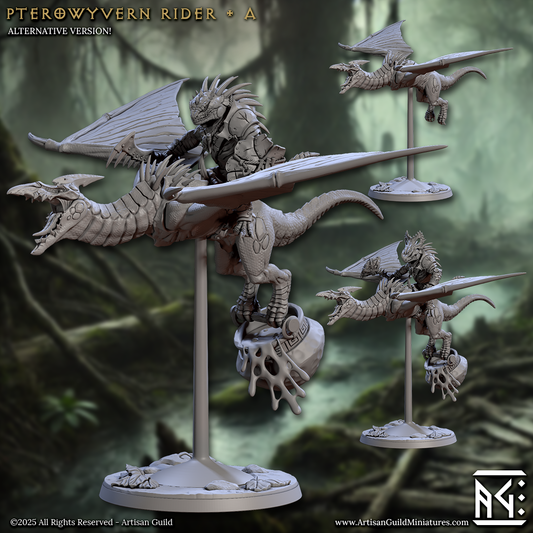 Artisan Guild - Pterowyvern Rider A - Lizardmen of Falgor Swamp 2025 June