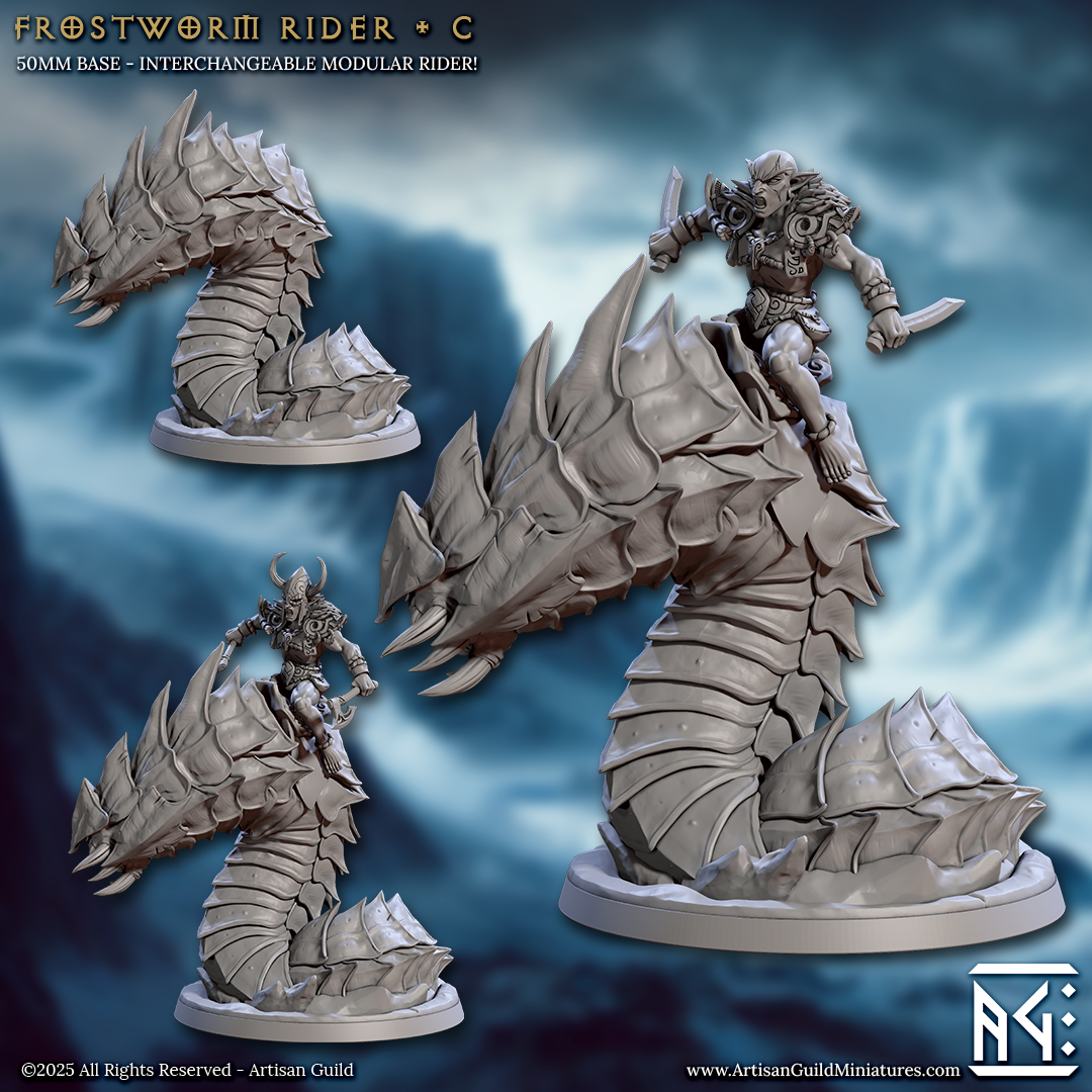 Artisan Guild - Frostworms Cavalry C - Frost Alfar of Skutagaard 2025 September