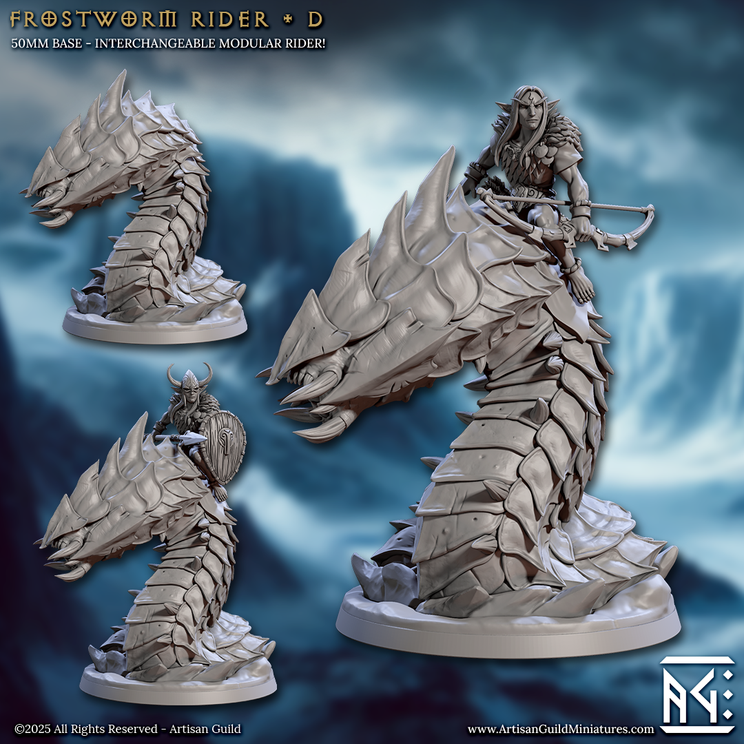 Artisan Guild - Frostworms Cavalry D - Frost Alfar of Skutagaard 2025 September