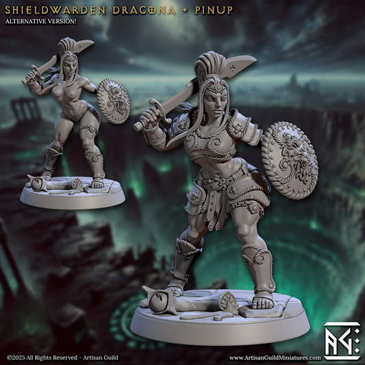 Artisan Guild - Dracona, Shieldwarden Pinup -  Descent into the Hive of the All-Seeing 2025 February