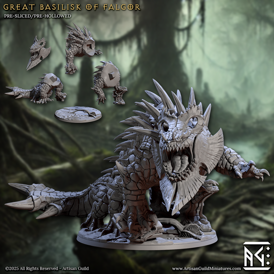 Artisan Guild - Great Basilisk of Falgor - Lizardmen of Falgor Swam 2025 June