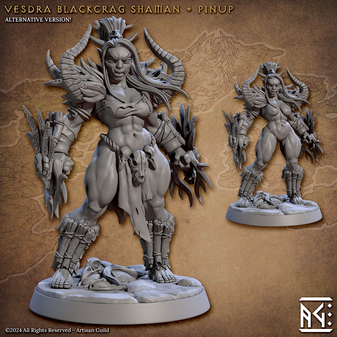 Artisan Guild - Vesdra Blackcrag Orc Shaman - Blackcrag Orcs July