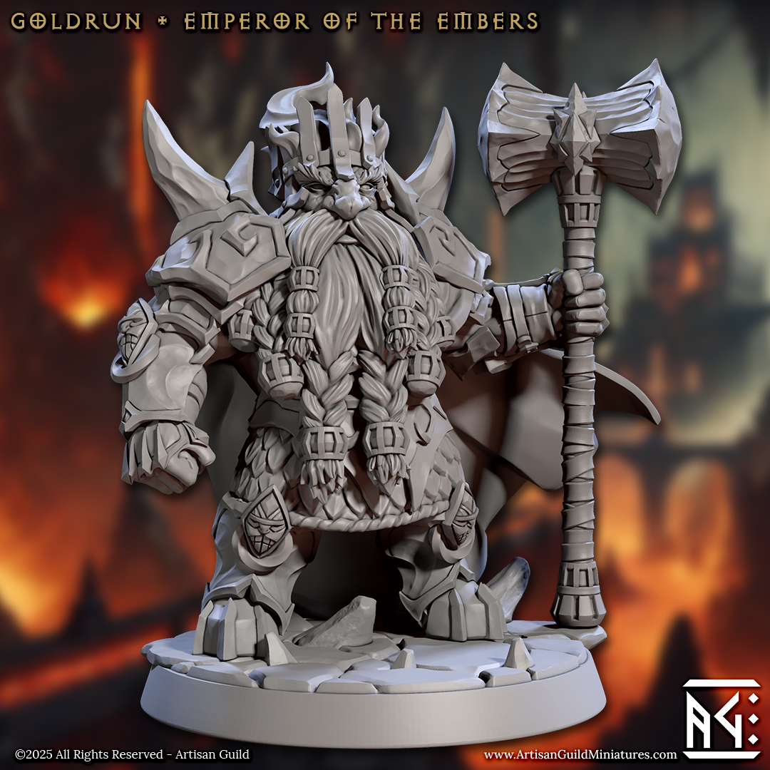 Artisan Guild - Goldrun, Emperor of the Embers - Magmaforged Dwarves o ...