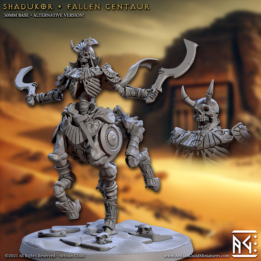 Artisan Guild - Shadukor, Fallen Centaur (Large) - Tombsworn Skeletons of Denmora 2025 May