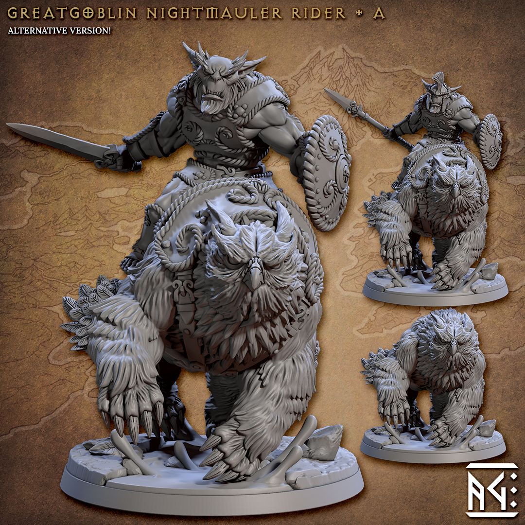 Artisan Guild - Hobgoblin, Owlbear Rider A - Bronzeclad Greatgoblins 2023 October