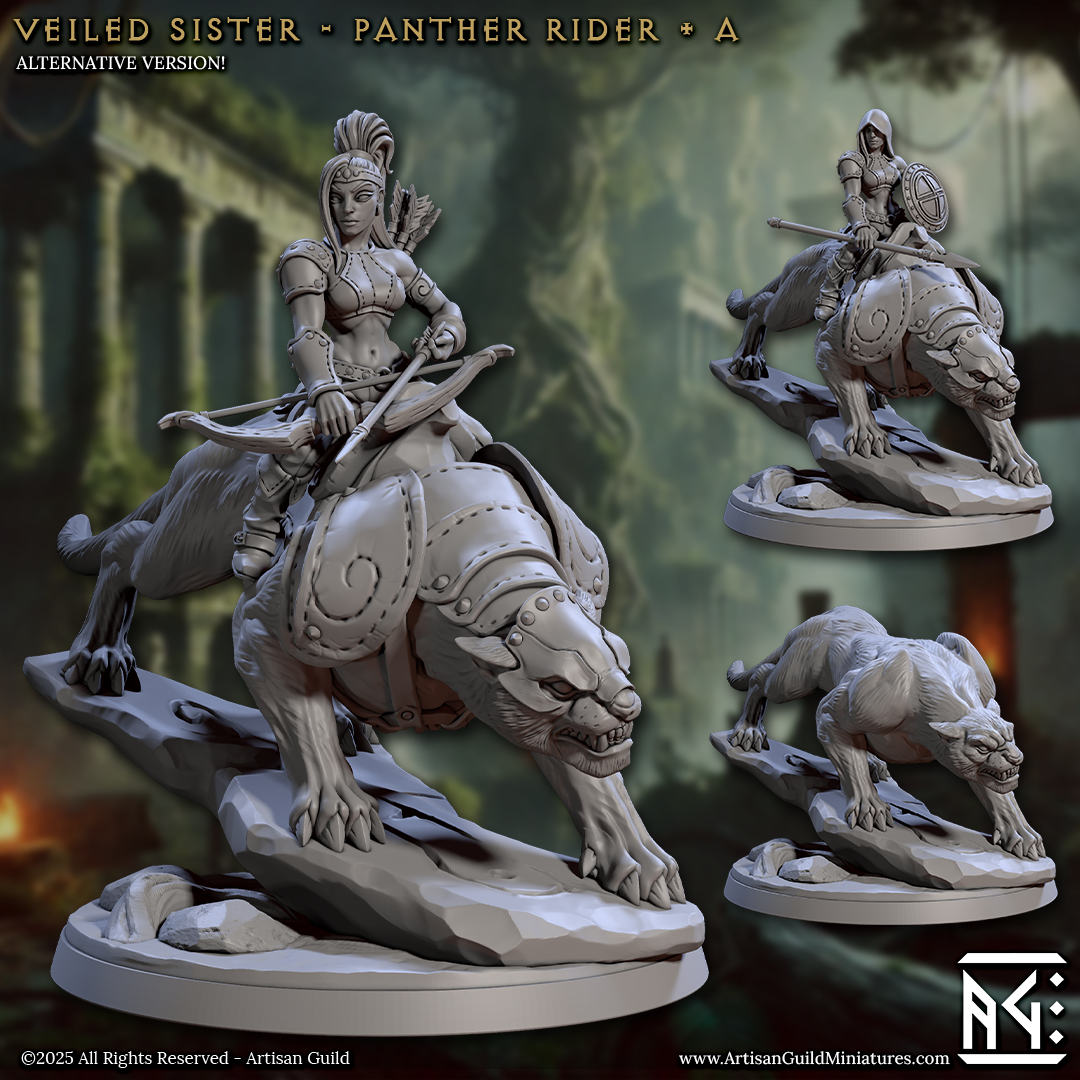 Artisan Guild - Veiled Sister Panther Rider A - Veiled Sisterhood 2025 March