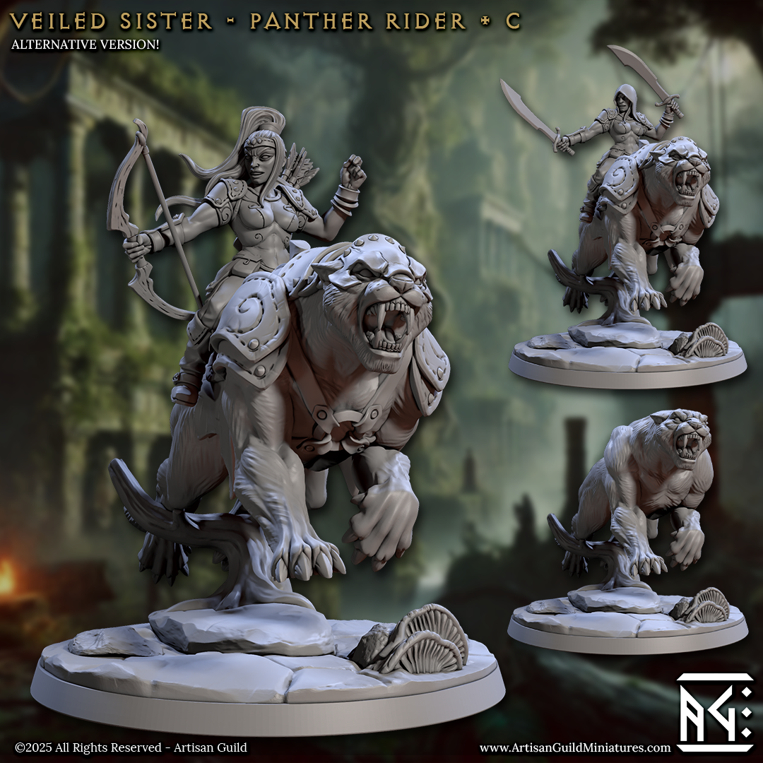 Artisan Guild - Veiled Sister Panther Rider C - Veiled Sisterhood 2025 March