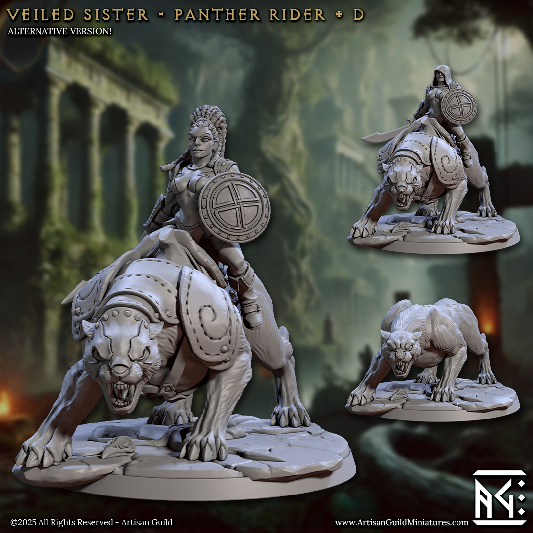 Artisan Guild - Veiled Sister Panther Rider D - Veiled Sisterhood 2025 March