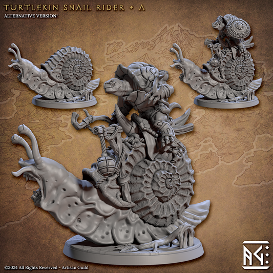 Artisan Guild - Turtlekin Snail Rider A - Jadeshell Turtlekin 2024 February