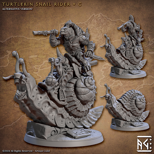 Artisan Guild - Turtlekin Snail Rider C - Jadeshell Turtlekin 2024 February