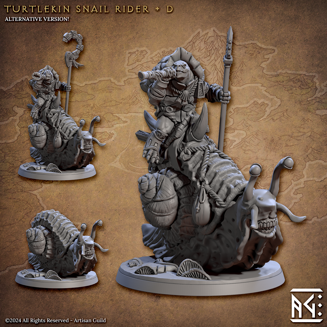 Artisan Guild - Turtlekin Snail Rider D - Jadeshell Turtlekin 2024 February