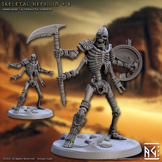 Artisan Guild - Skeletal Nephilm B (Large) - Tombsworn Skeletons of Denmora 2025 May