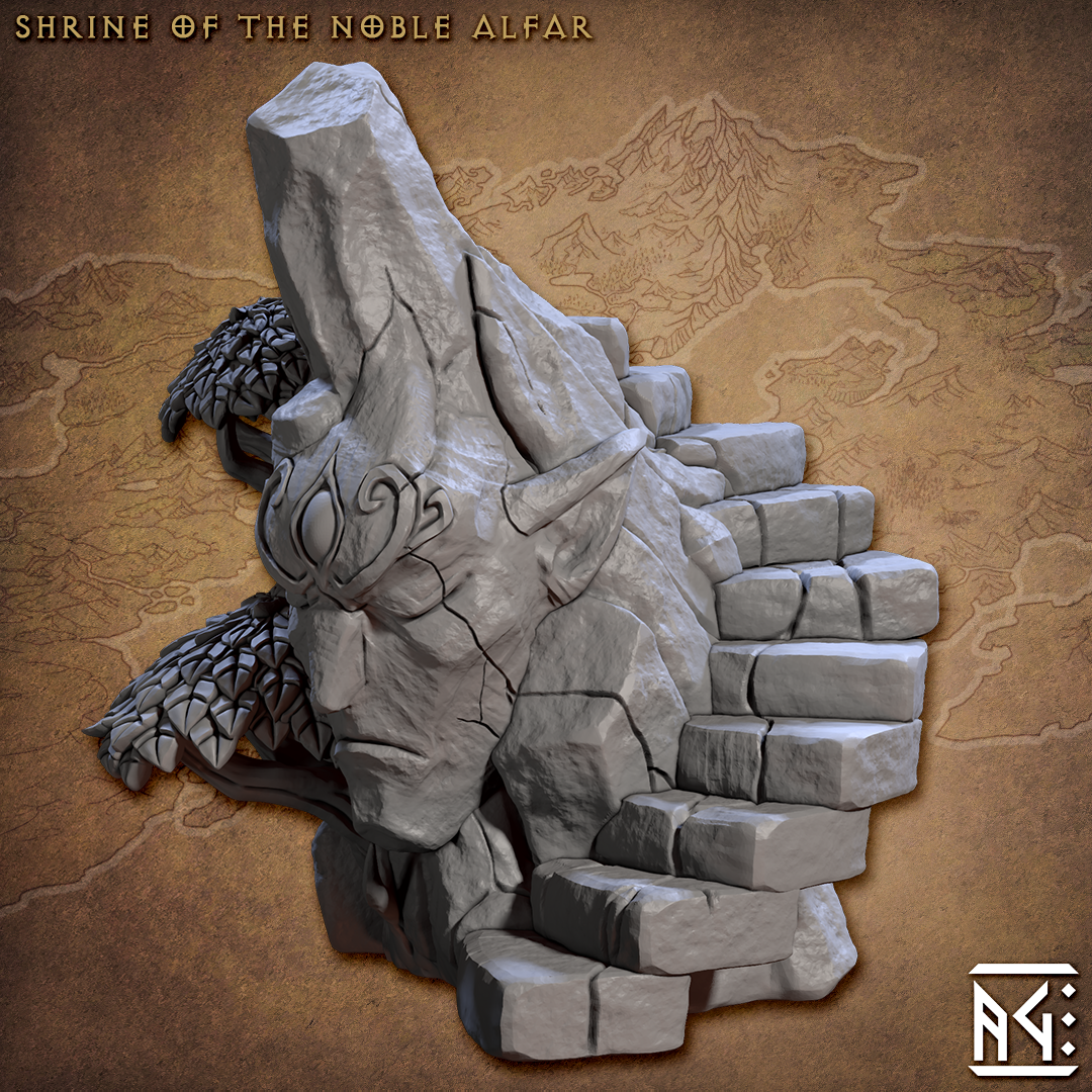 Artisan Guild - Shrine of the Noble Alfar (7cm)-  Noble Alfar 2023 November