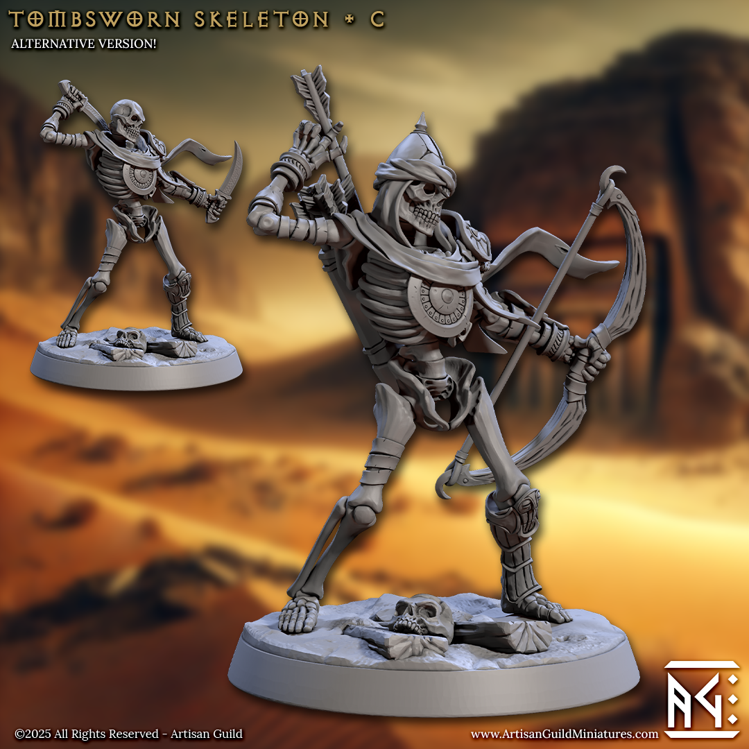 Artisan Guild - Tombsworn Skeleton C - Tombsworn Skeletons of Denmora 2025 May