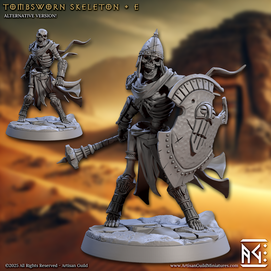 Artisan Guild - Tombsworn Skeleton E - Tombsworn Skeletons of Denmora 2025 May