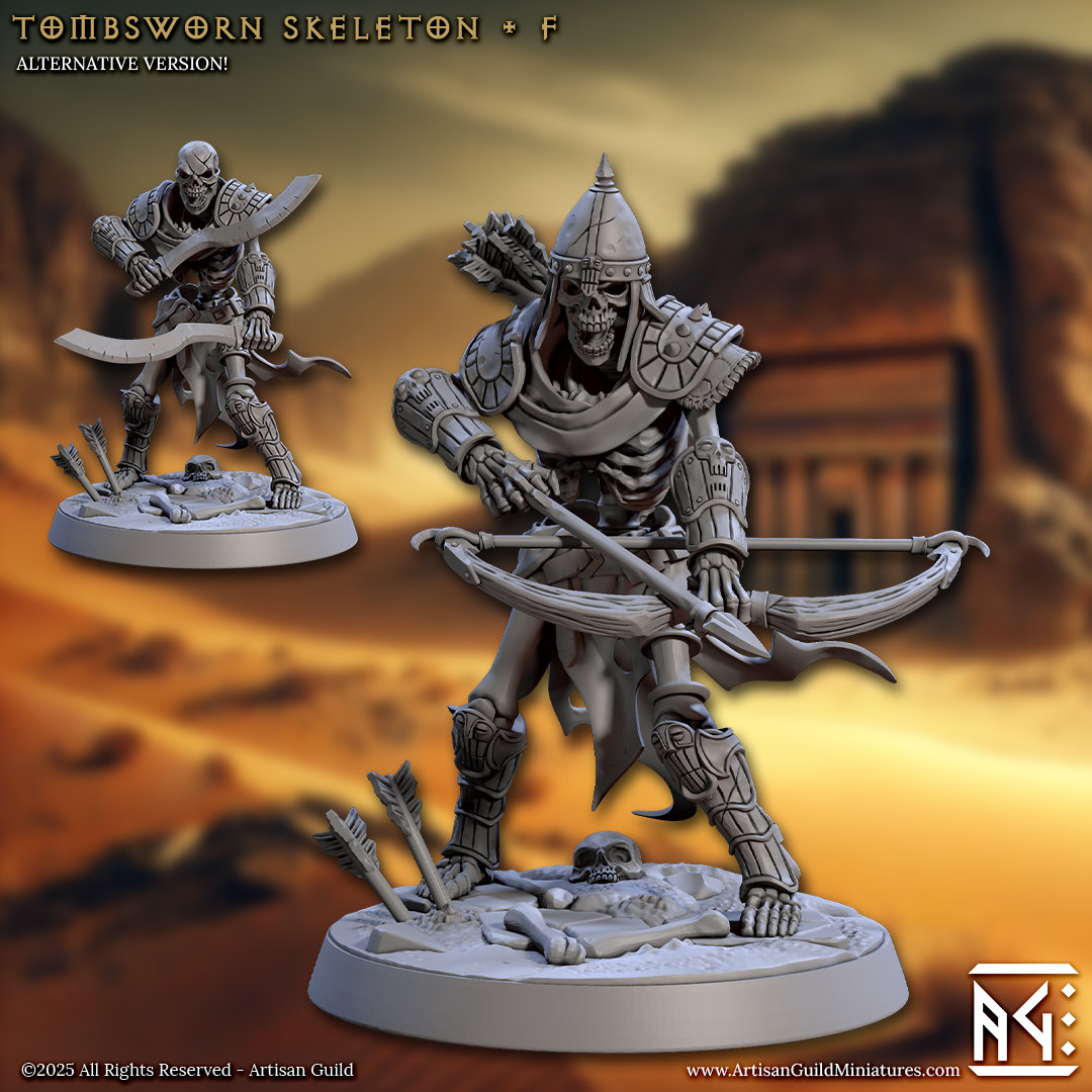 Artisan Guild - Tombsworn Skeleton F - Tombsworn Skeletons of Denmora 2025 May