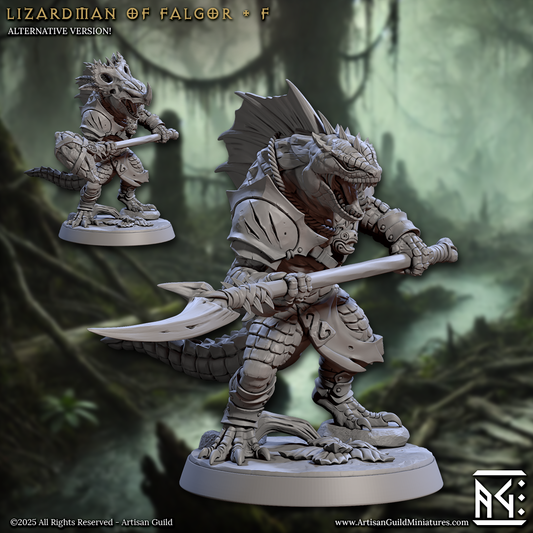 Artisan Guild - Lizardman of Falgor F - Lizardmen of Falgor Swamp 2025 June