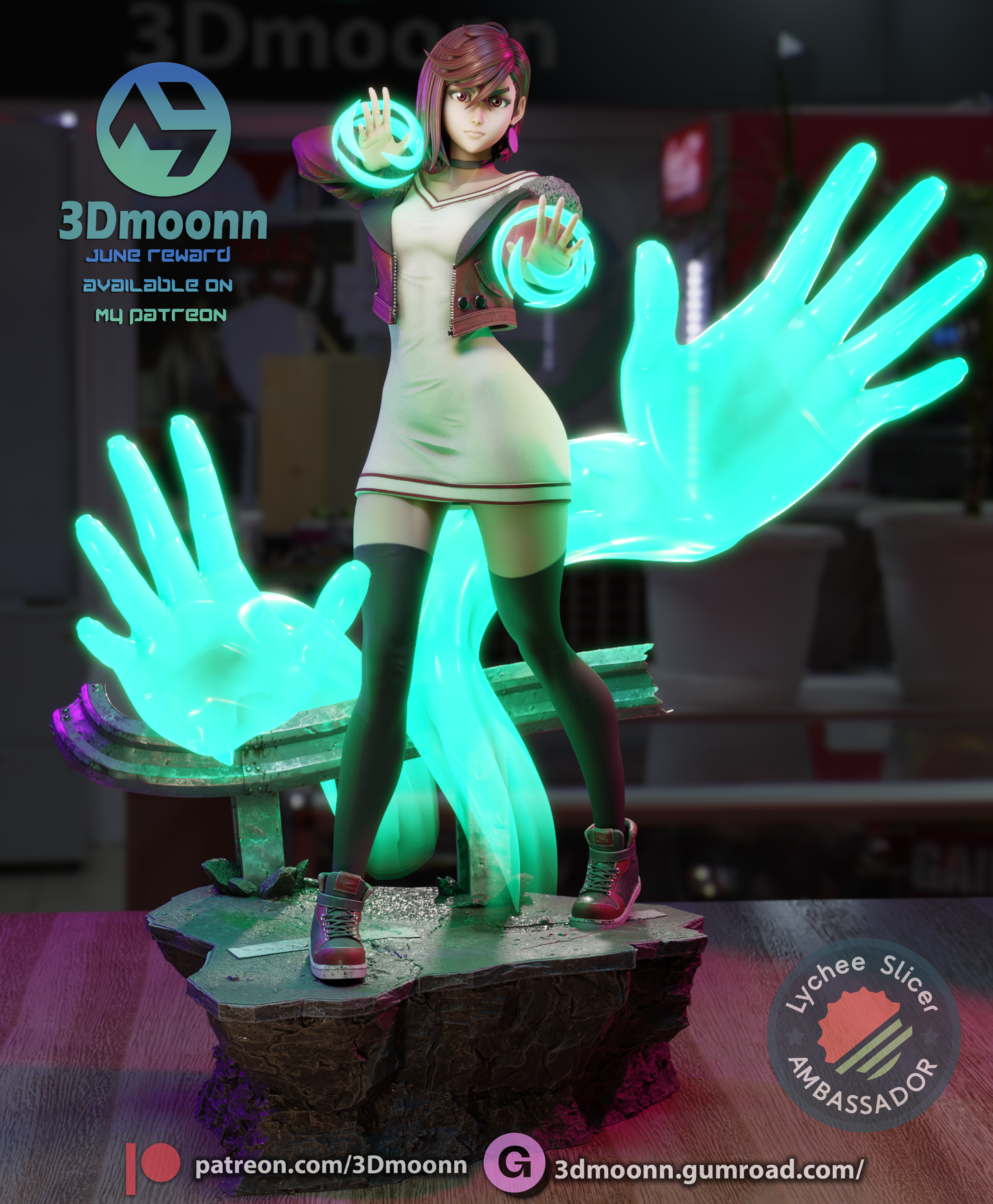 3D Moonn - Momo Ayase, Dandadan 2025 June