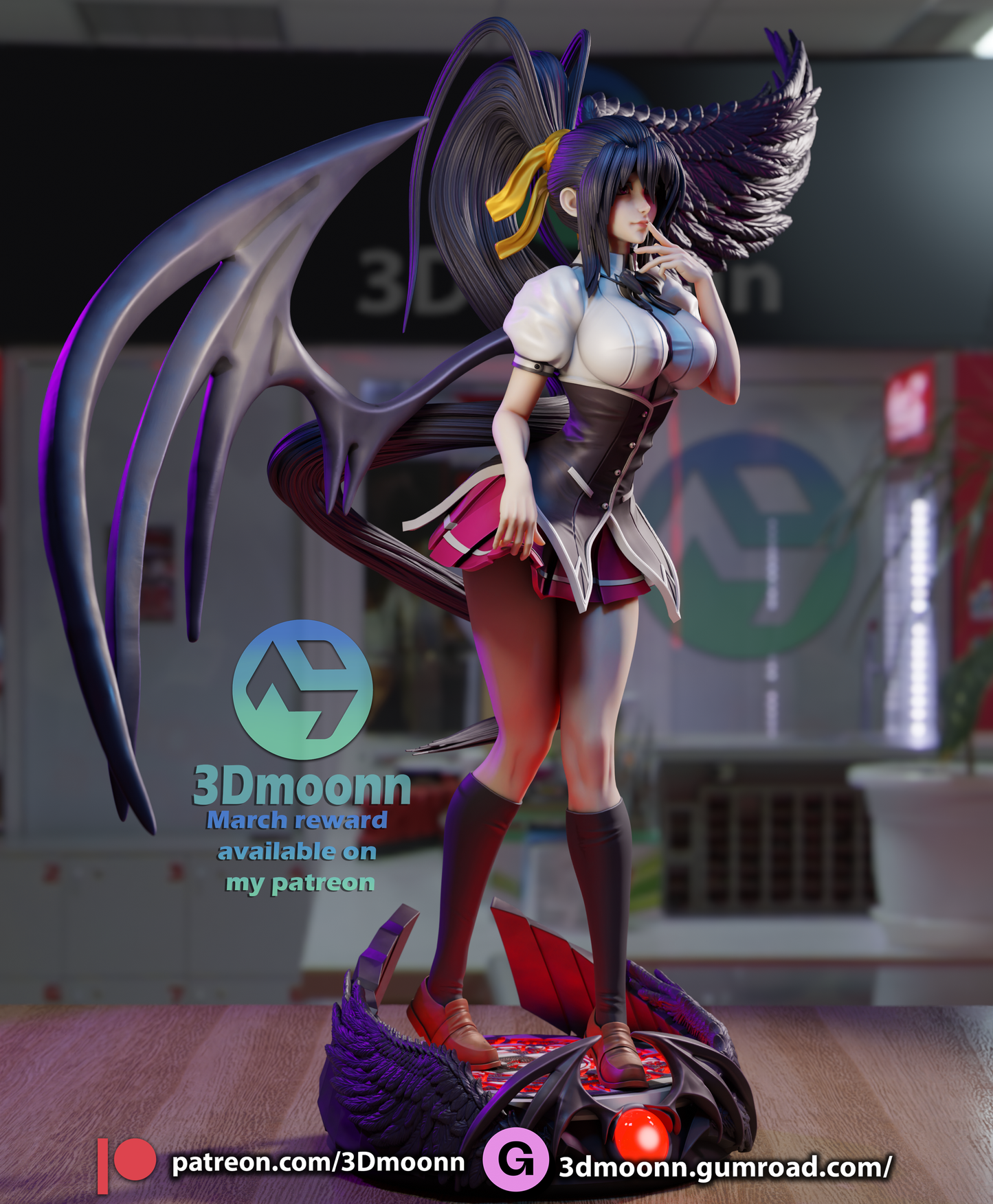 3D Moonn - Akeno Himejima, High School 30cm