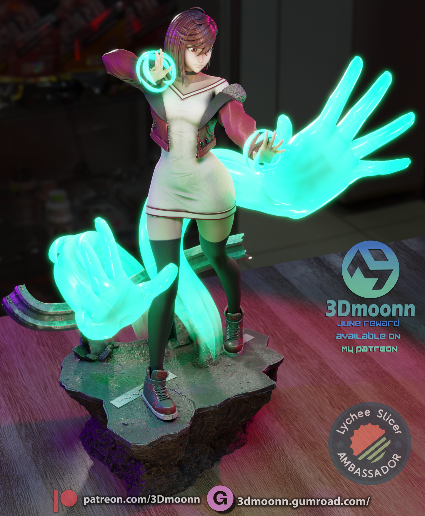 3D Moonn - Momo Ayase, Dandadan 2025 June