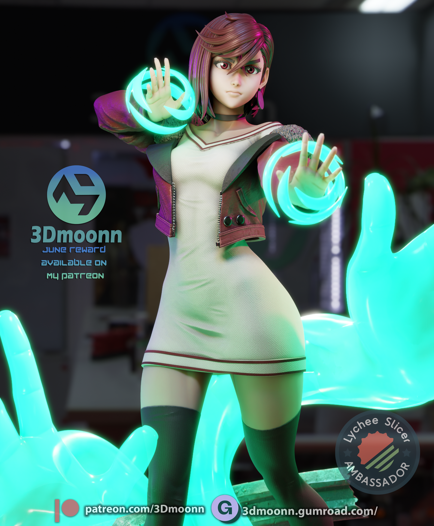 3D Moonn - Momo Ayase, Dandadan 2025 June