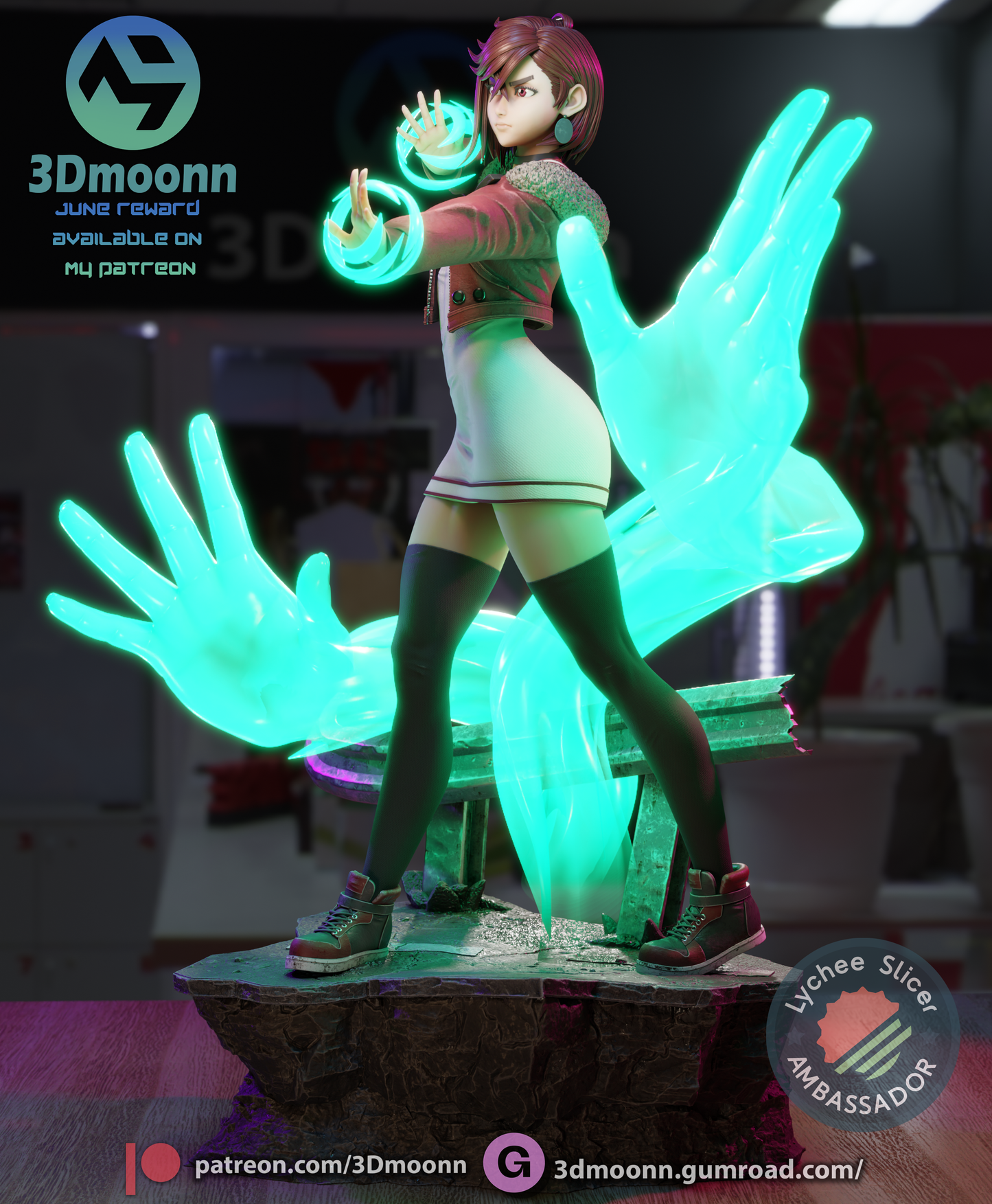 3D Moonn - Momo Ayase, Dandadan 2025 June