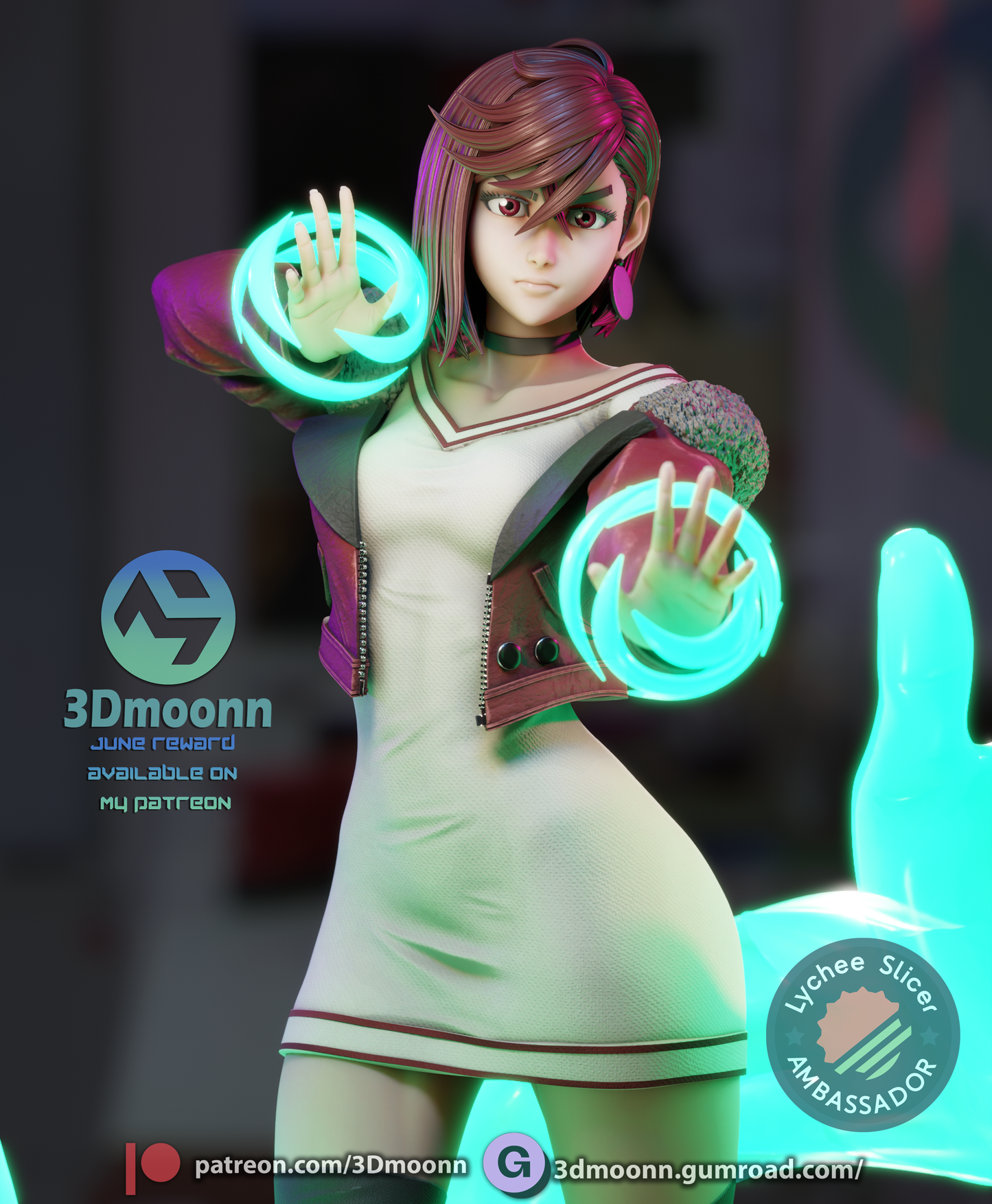 3D Moonn - Momo Ayase, Dandadan 2025 June