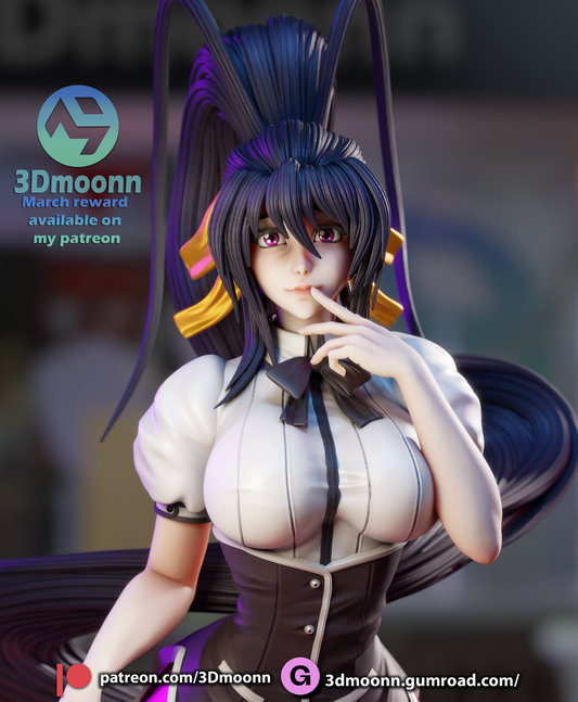 3D Moonn - Akeno Himejima, High School 30cm
