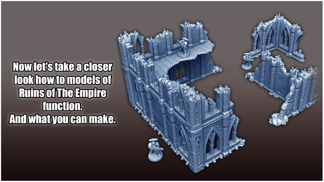 Warhammer 40K Terrain - Ruins of the Empire