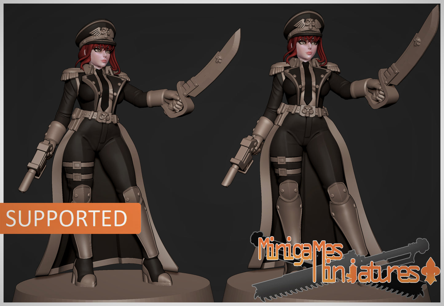 Minigames Miniatures - Makima Kommissar, Astra Militarum - Warhammer 40K