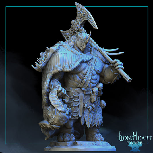 Lion Heart Forge - Neith Rino Barbarian 2023 November Release 35mm